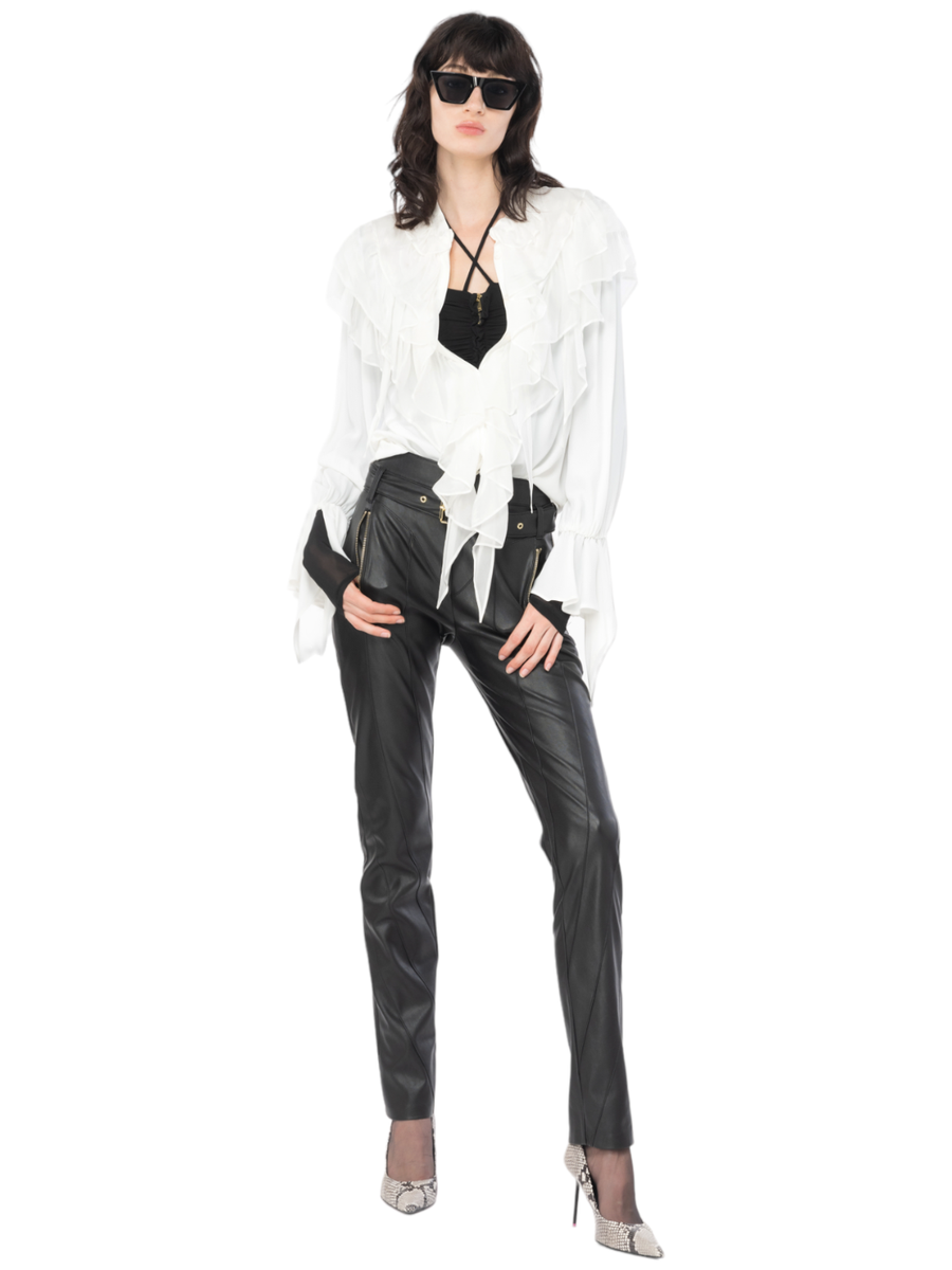 Raggio camicia con volants-Pinko-Camicie-Vittorio Citro Boutique