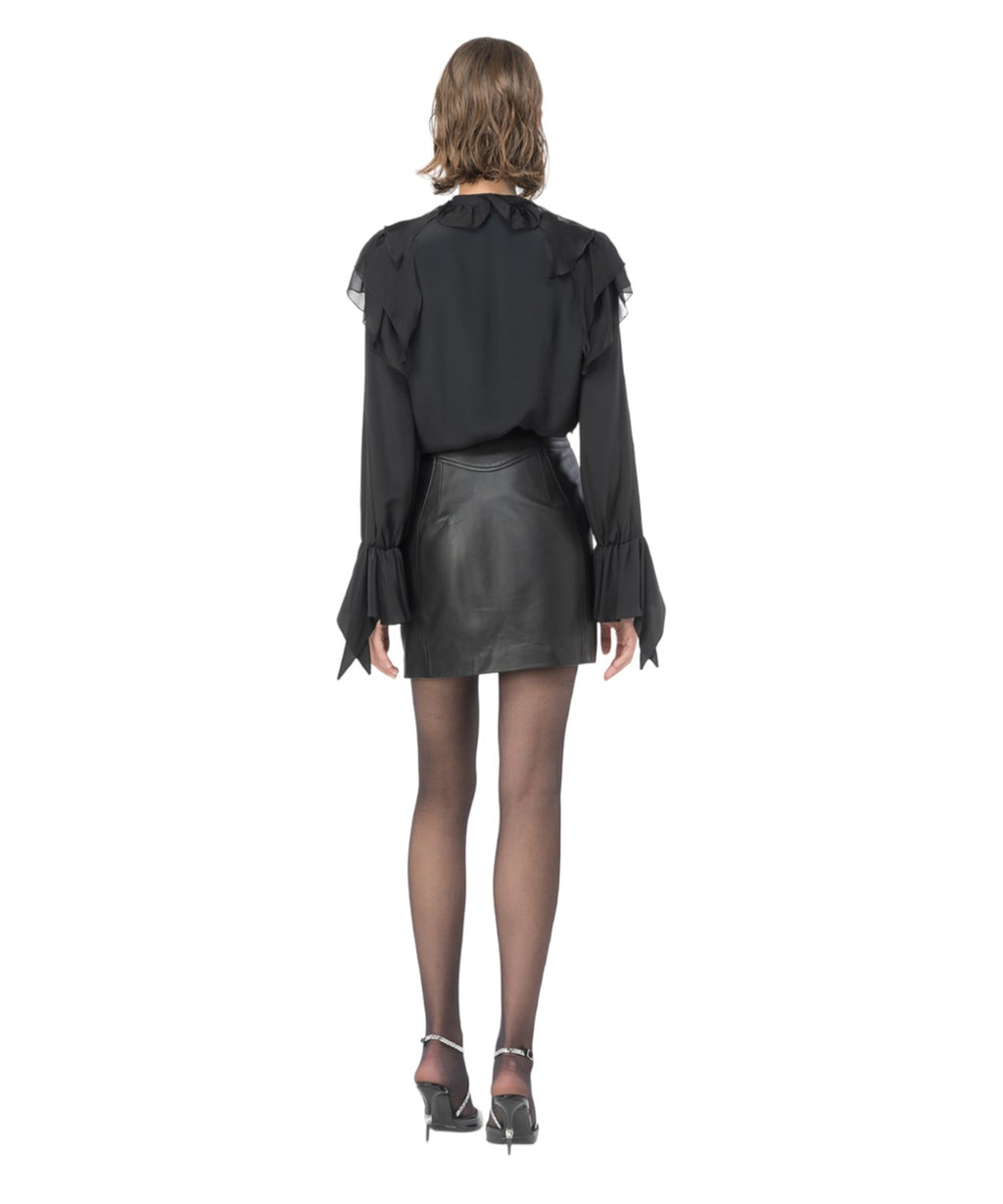 Raggio camicia con volants-Pinko-Camicie-Vittorio Citro Boutique