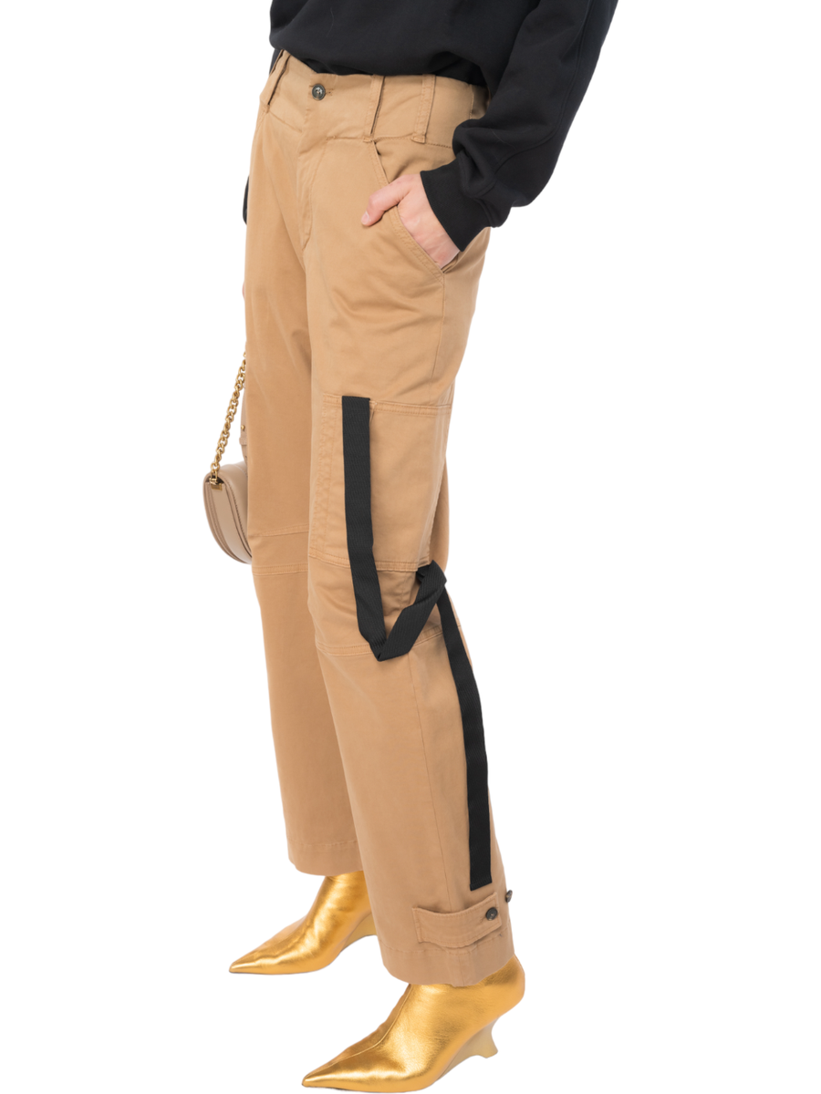 Caldo pantalone cargo con nastro-Pinko-Pantaloni-Vittorio Citro Boutique