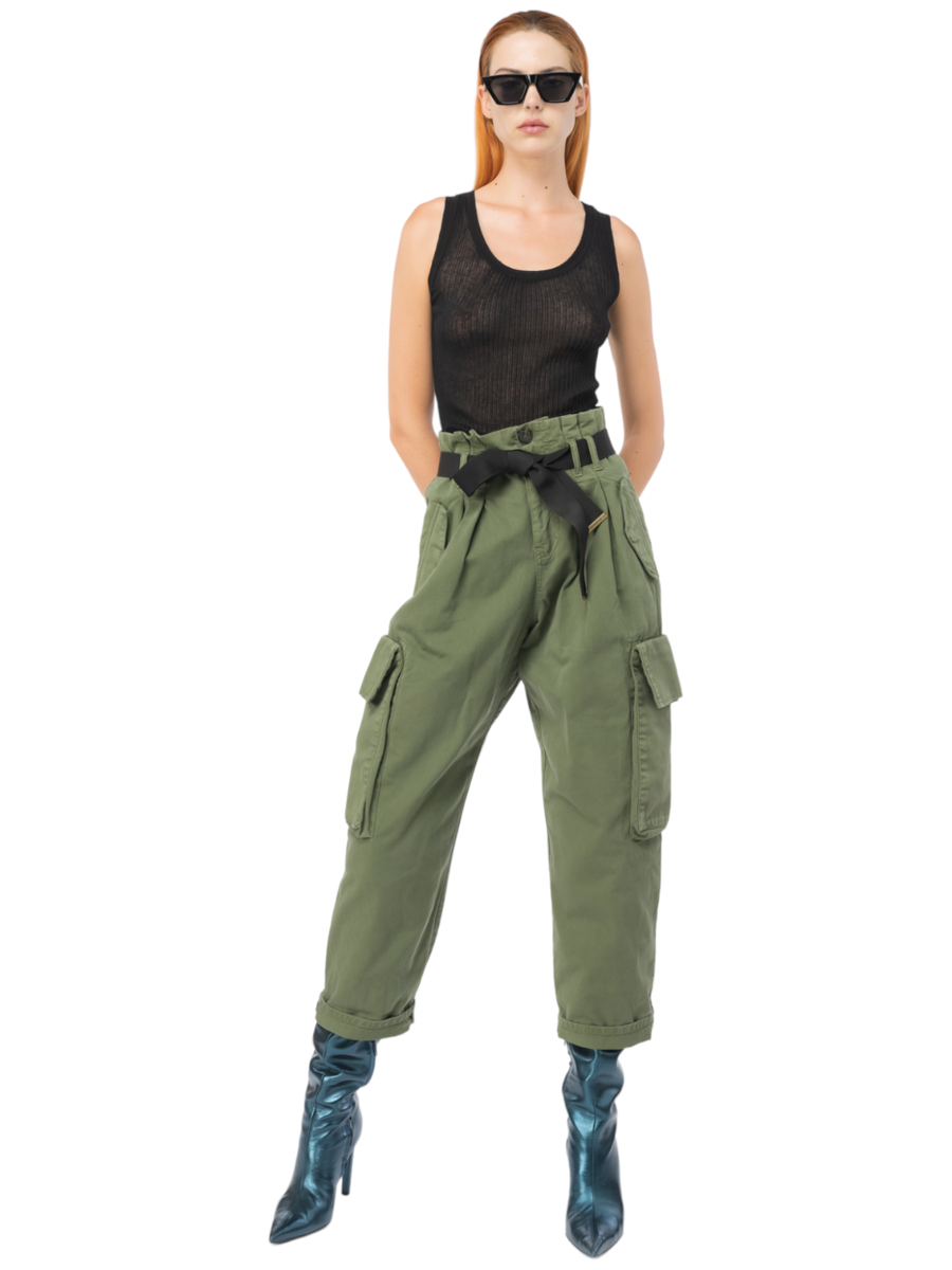 Pantaloni cargo oversize-Pantaloni-Pinko-Vittorio Citro Boutique