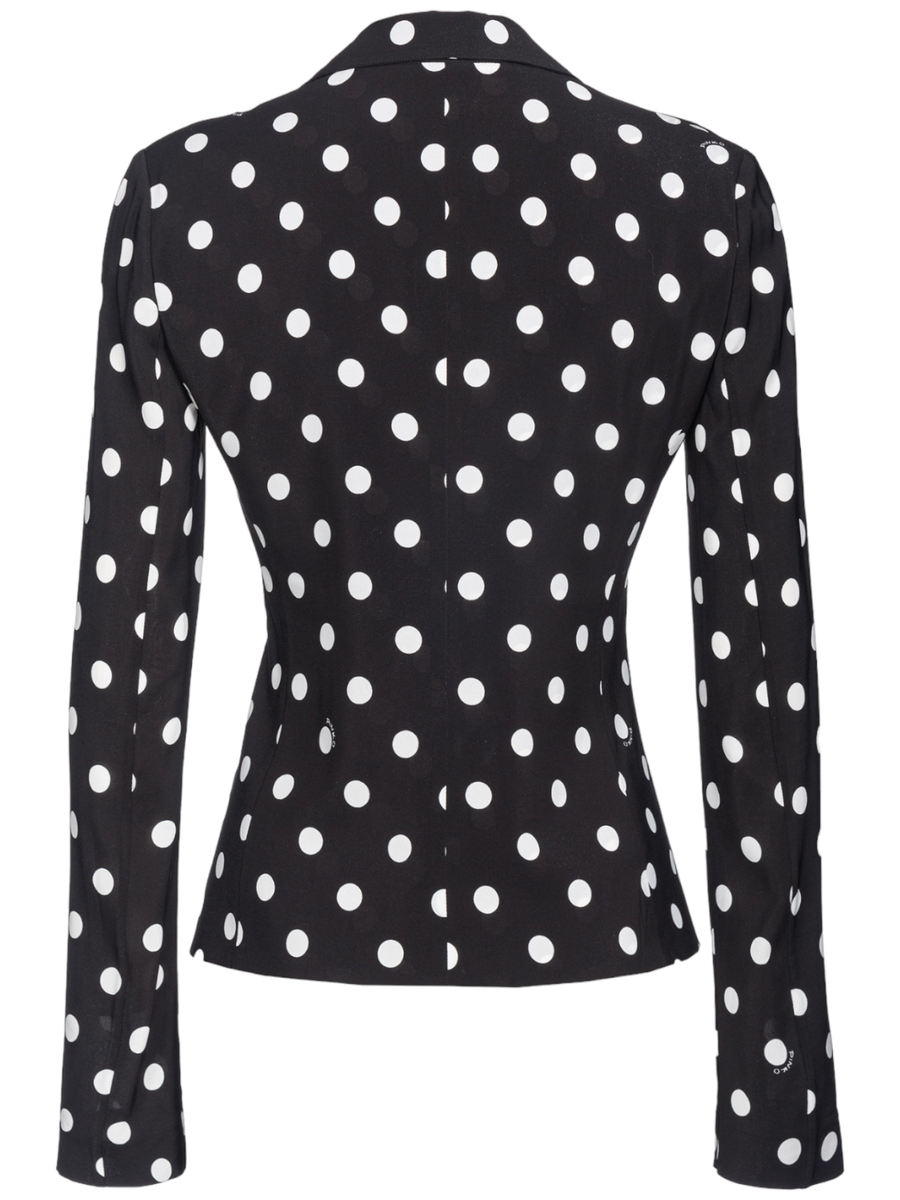 Flusso giacca aderente a pois-Pinko-Giacche-Vittorio Citro Boutique