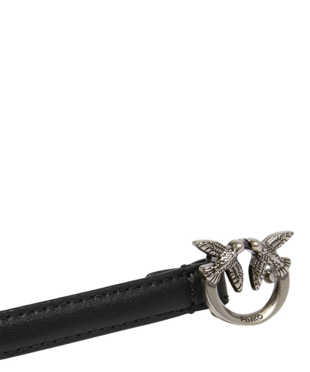 Ceinture Fine Love Birds en Cuir 1 cm