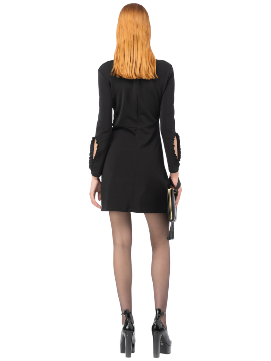 Arale abito con rouches-Pinko-Abiti-Vittorio Citro Boutique