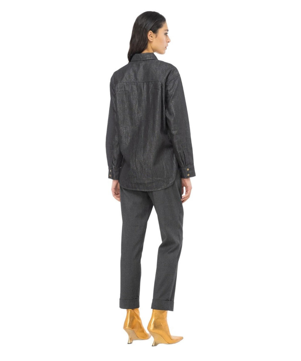 Pulika pantalone in flanella-Pinko-Pantaloni-Vittorio Citro Boutique