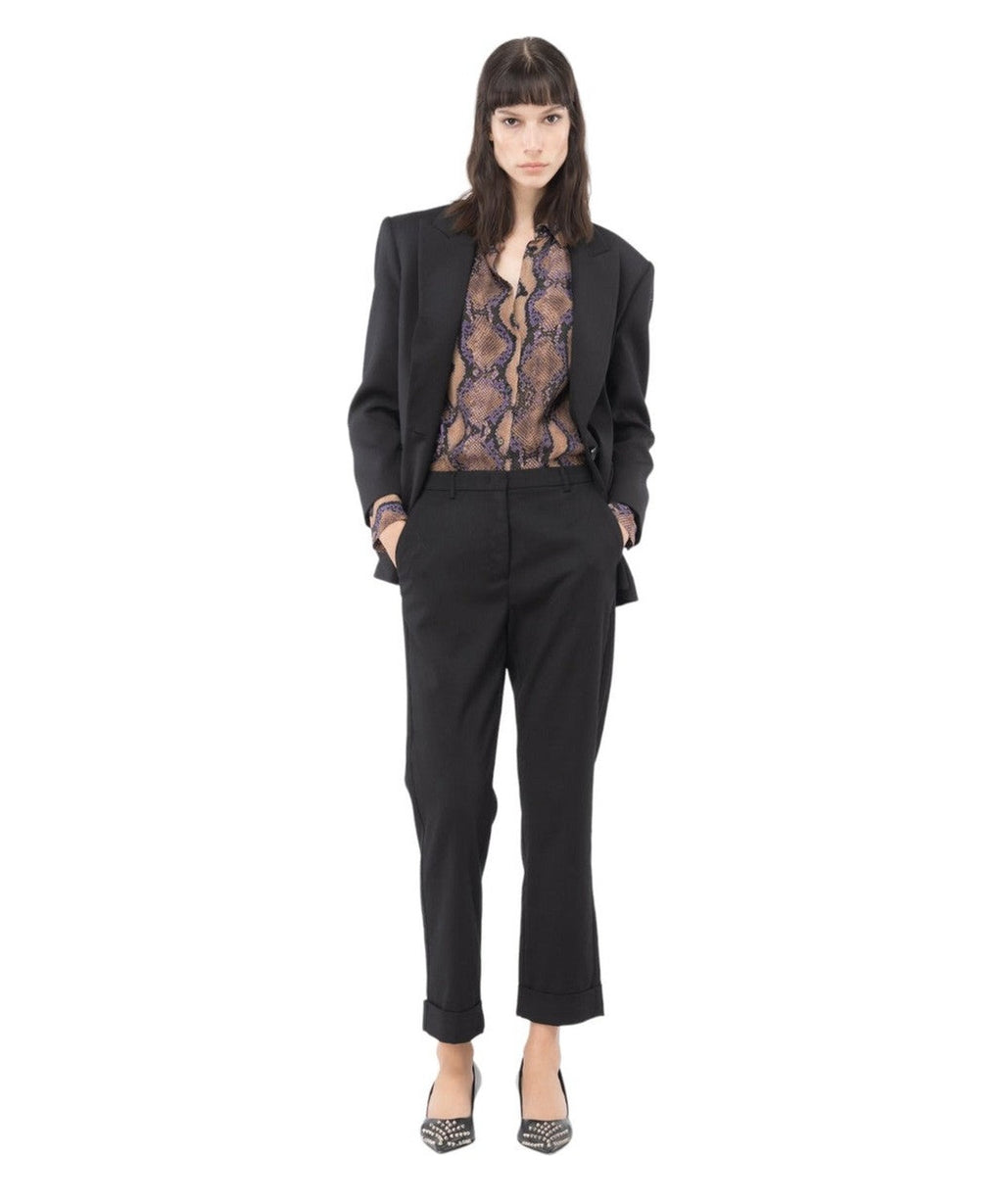 Pulika pantalone in flanella-Pinko-Pantaloni-Vittorio Citro Boutique