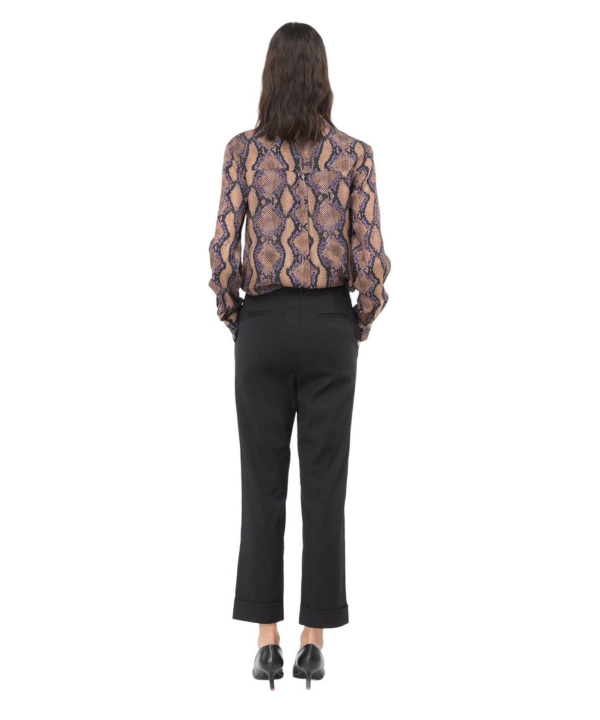 Pulika pantalone in flanella-Pinko-Pantaloni-Vittorio Citro Boutique