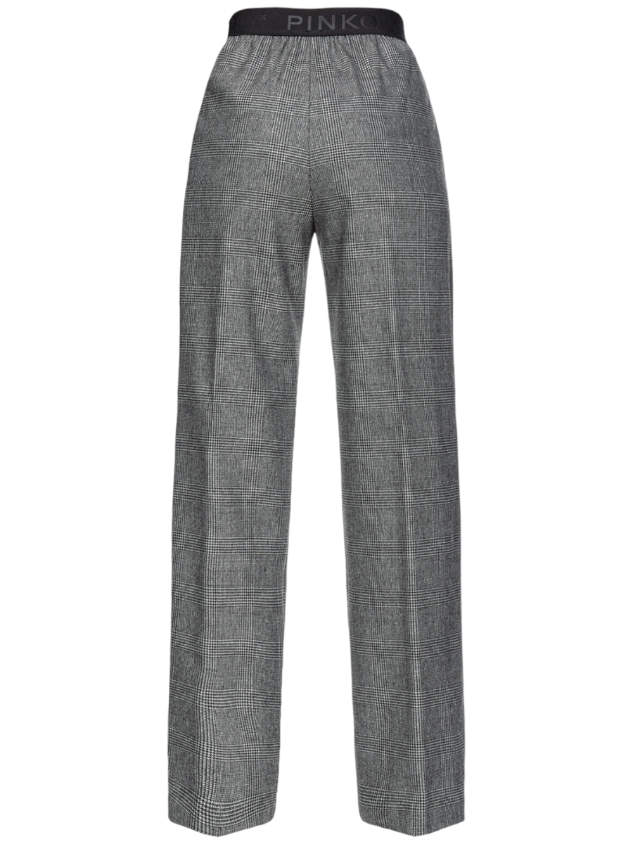 Palma pantaloni principe di galles-Pinko-Pantaloni-Vittorio Citro Boutique