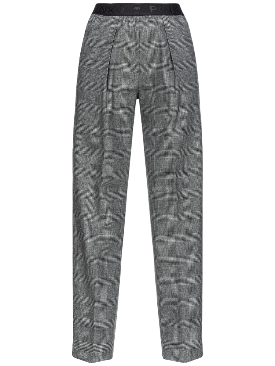 Palma pantaloni principe di galles-Pinko-Pantaloni-Vittorio Citro Boutique