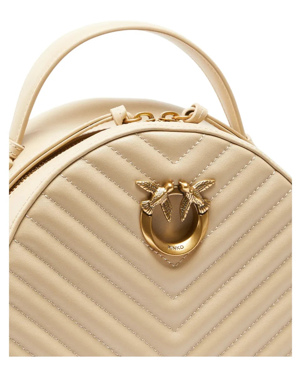 Zaino Love Backpack in Pelle Trapuntata-Zaini-Pinko-Vittorio Citro Boutique