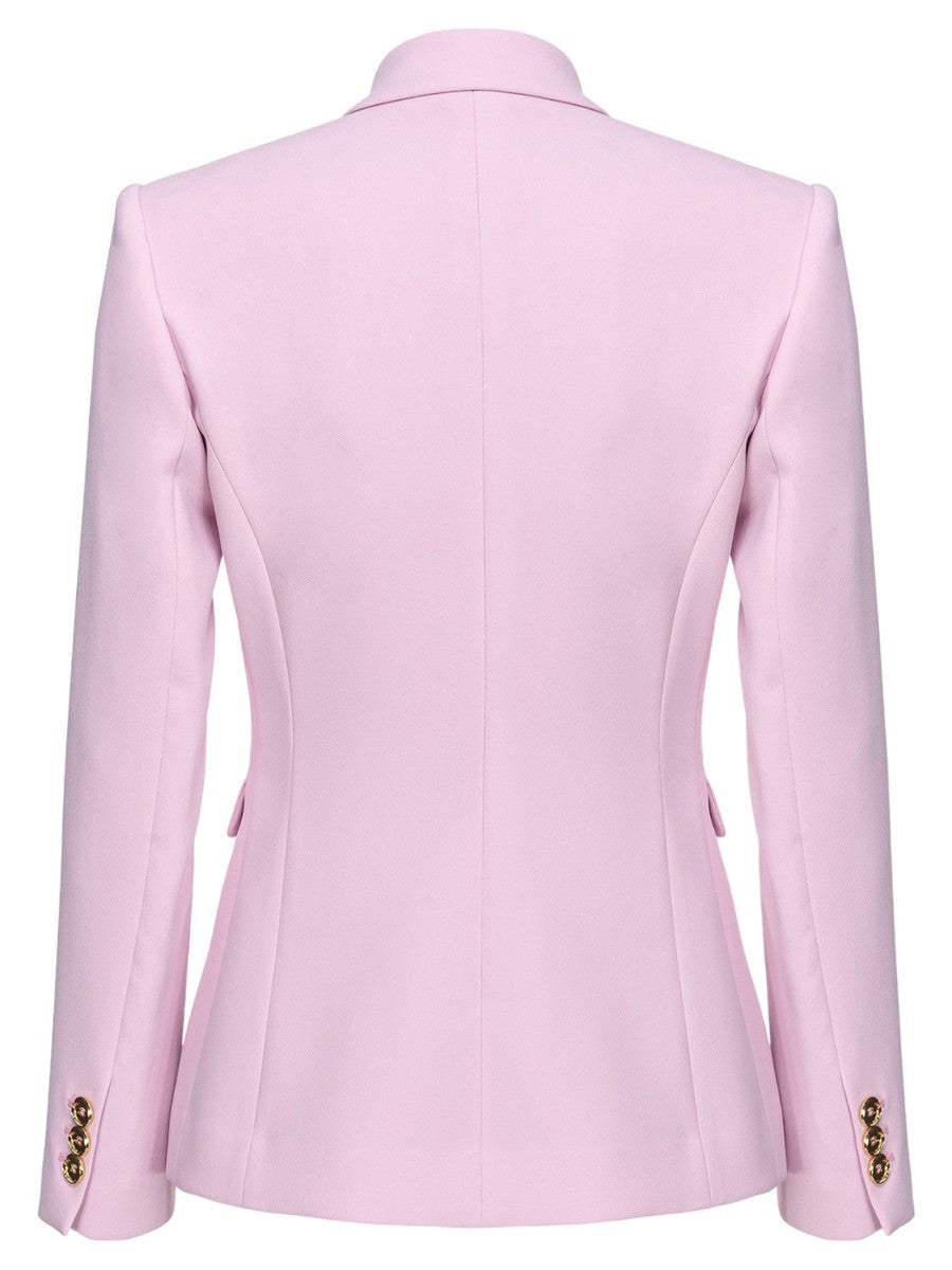 Blazer Doppiopetto Granato con Bottoni in Metallo-Giacche-Pinko-Vittorio Citro Boutique