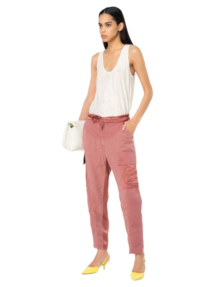 Pantaloni Mezzano Cargo Fluidi-Pinko-Pantaloni-Vittorio Citro Boutique