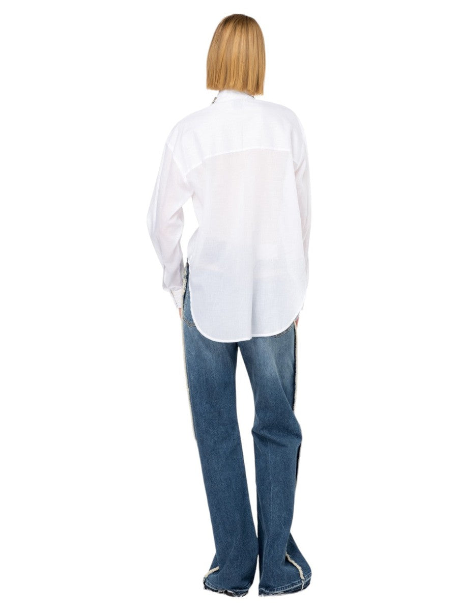 Corneia camicia con colletto gioiello-Pinko-Camicie-Vittorio Citro Boutique