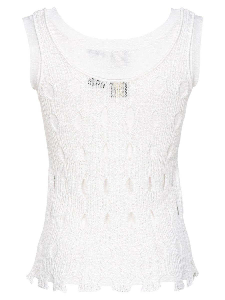 Canotta traforata Rambo-Pinko-T-shirt-Vittorio Citro Boutique