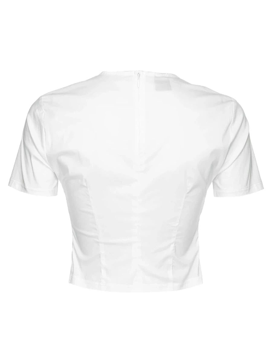 Top Wanted in Tecno Popeline-Pinko-T-shirt-Vittorio Citro Boutique