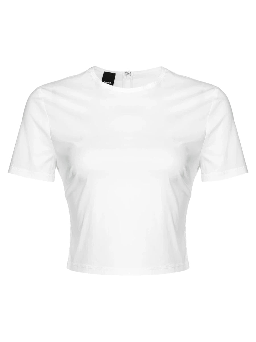 Top Wanted in Tecno Popeline-Pinko-T-shirt-Vittorio Citro Boutique