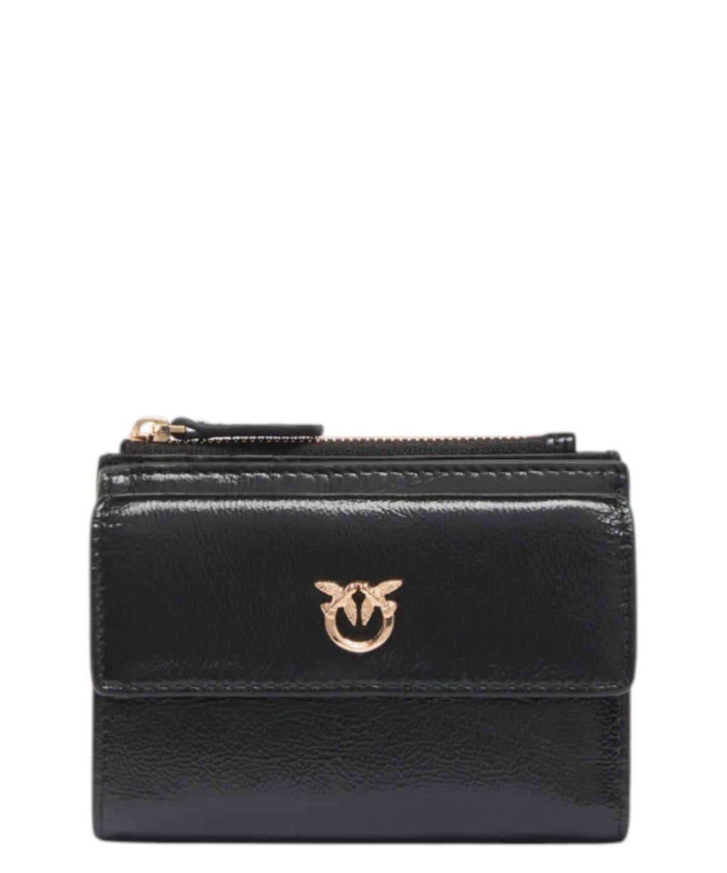 Portefeuille Shiny avec logo Love Birds