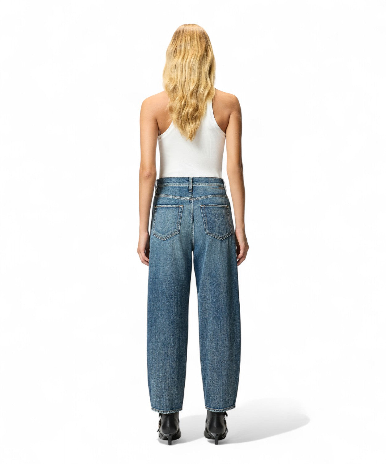 Jeans Balloon Pinko in Denim Morbido-Pinko-Jeans-Vittorio Citro Boutique