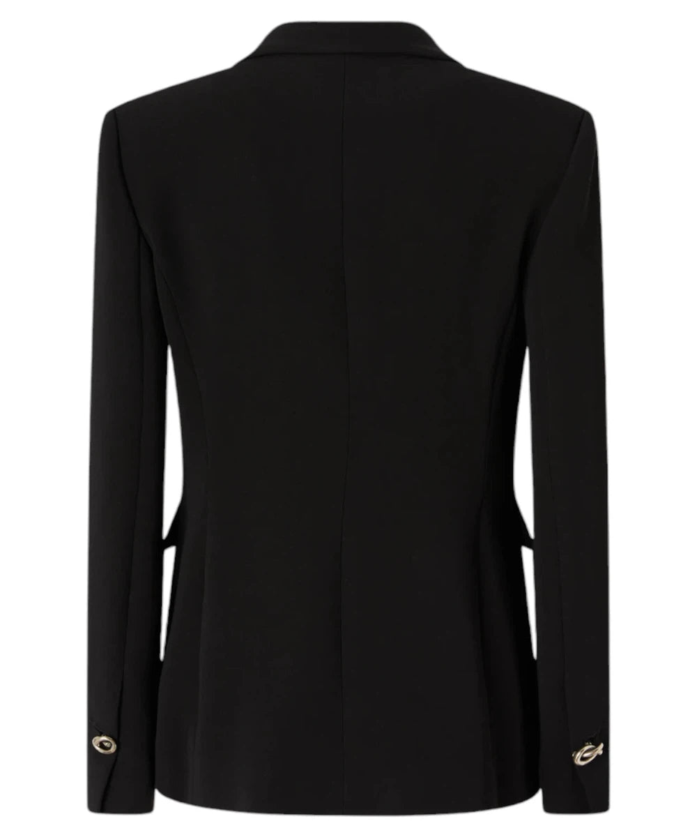 Blazer Grenoble Doppiopetto in Cady Tecnico con Bottoni in Metallo-Pinko-Giacche-Vittorio Citro Boutique