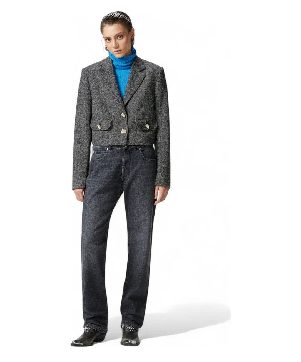 Giacca Vivona in Tweed con Dettagli in Metallo-Giacche-Pinko-Vittorio Citro Boutique