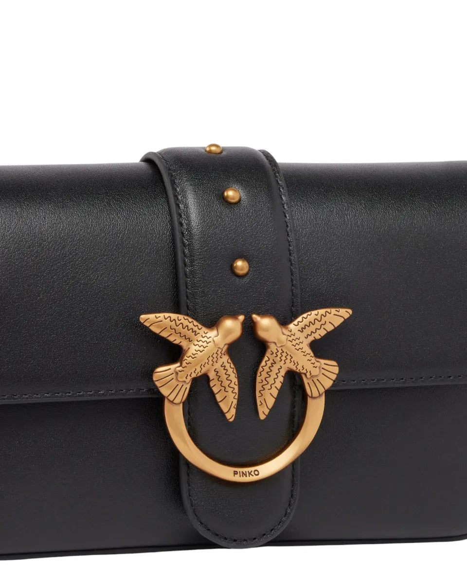 Mini Love Bag Slouchy Morbida in Pelle-Pinko-Borse a spalla-Vittorio Citro Boutique