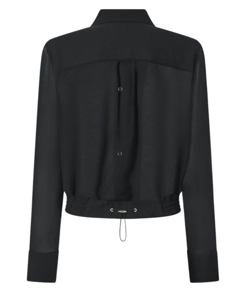 Camicetta in Georgette Leggera con Linea Bomber-Pinko-Camicie-Vittorio Citro Boutique
