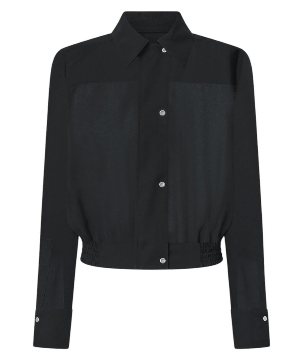 Camicetta in Georgette Leggera con Linea Bomber-Pinko-Camicie-Vittorio Citro Boutique