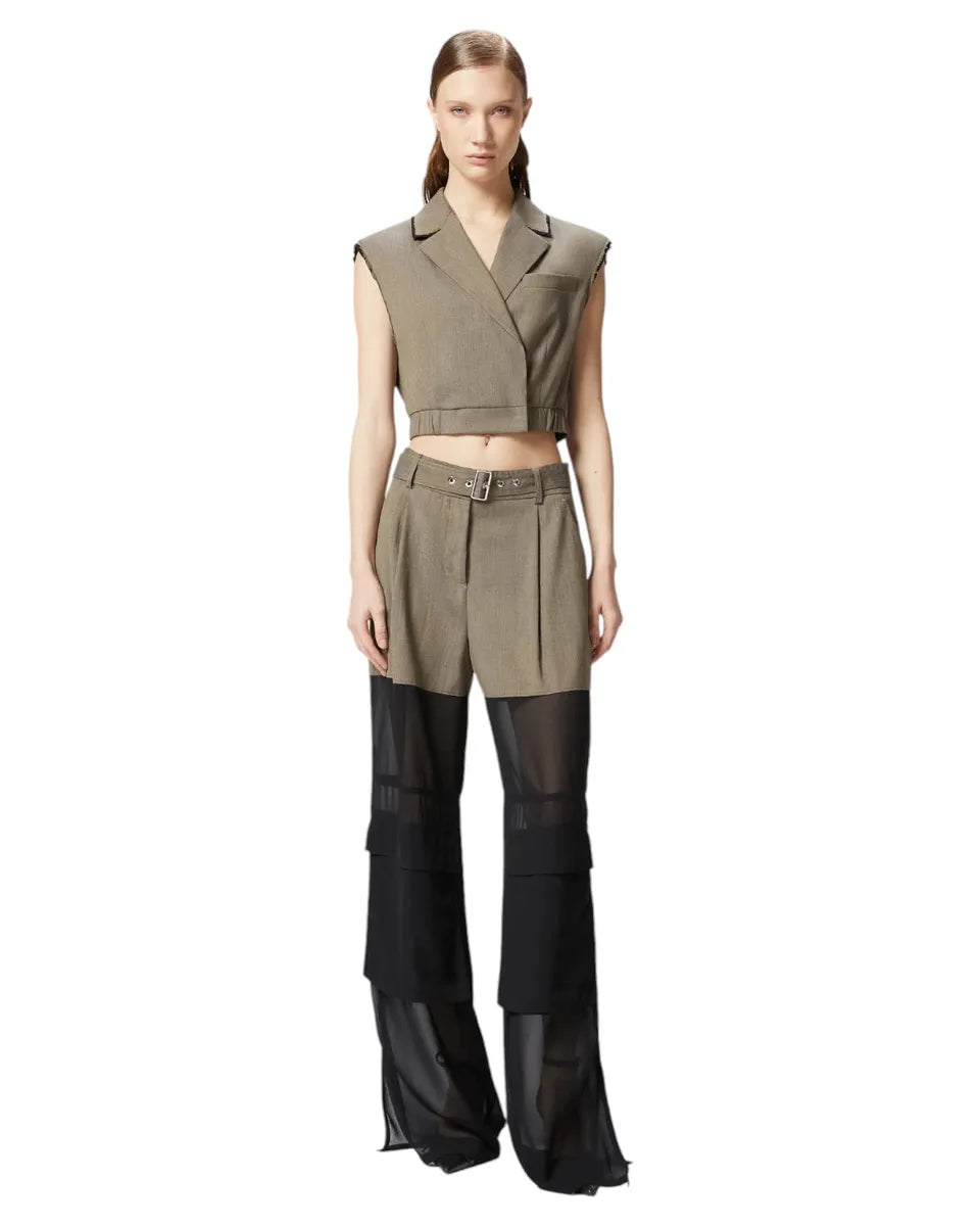 Pantaloni Cargo Palazzo-Pinko-Pantaloni-Vittorio Citro Boutique