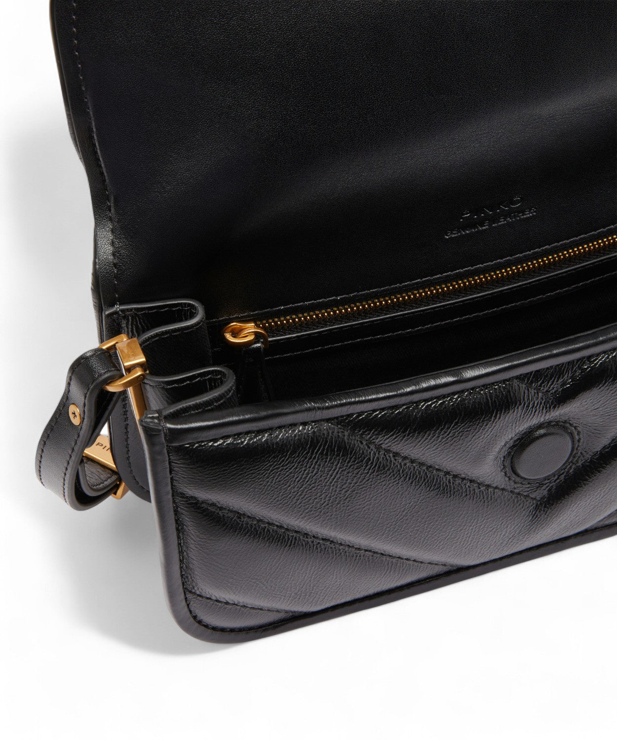 Love Bag Box Baguette Big in pelle chevron-Pinko-Borse a spalla-Vittorio Citro Boutique