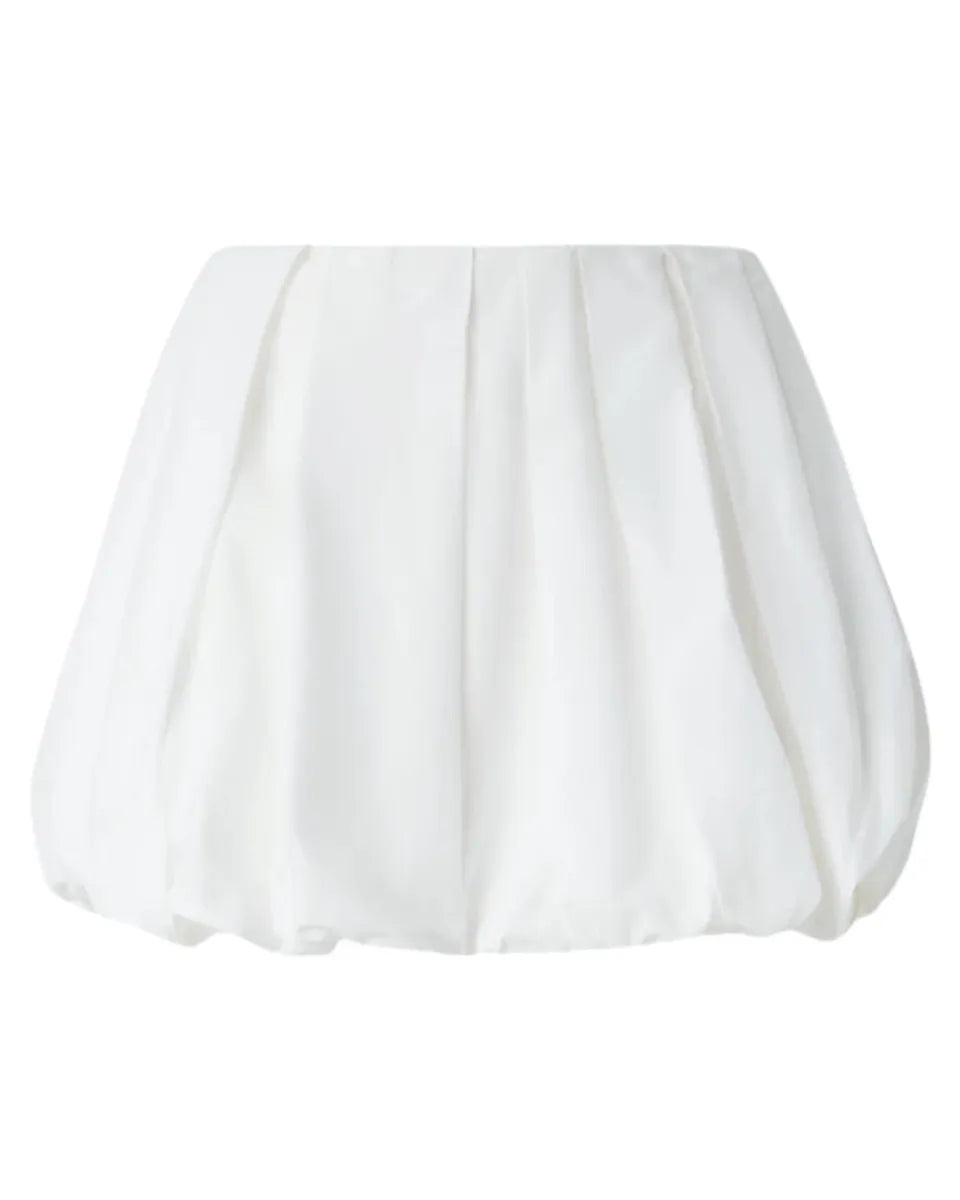 Minigonna Balloon in Popeline A Pieghe con Tasche-Pinko-Gonne-Vittorio Citro Boutique