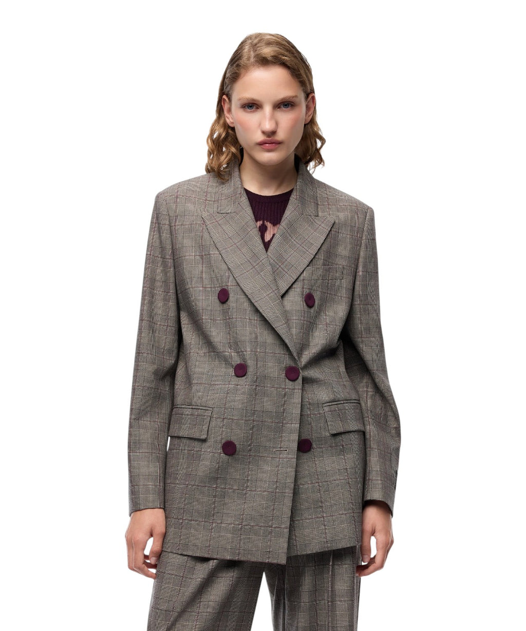 Veste Pinko New Guinea à double boutonnage en mélange de laine