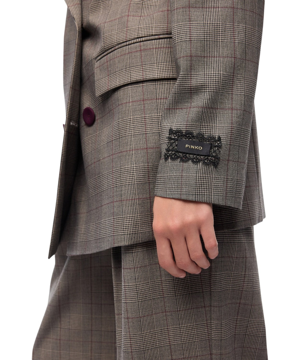Veste Pinko New Guinea à double boutonnage en mélange de laine