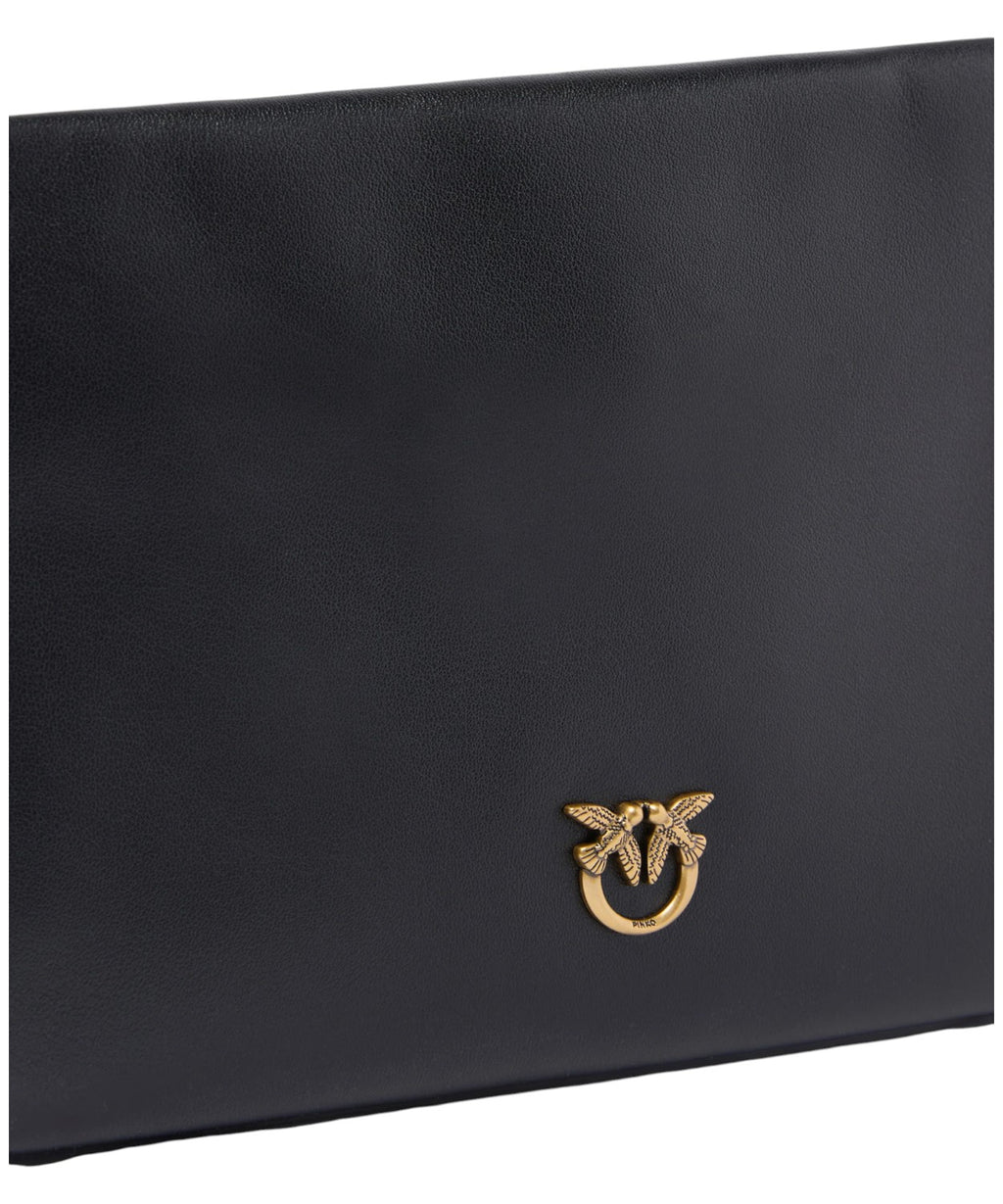Sac Pinko Mini One Two Three en cuir avec bandoulière et logo Love Birds