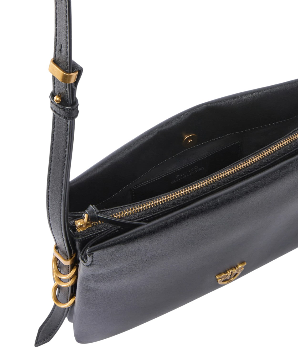 Sac Pinko Mini One Two Three en cuir avec bandoulière et logo Love Birds