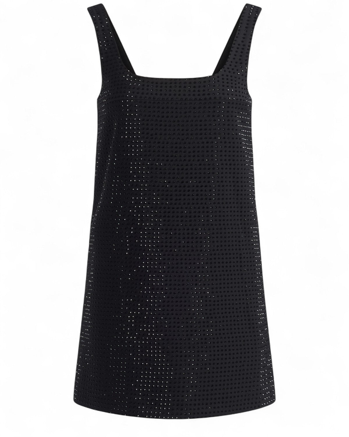 Abito corto AROA con strass e scollo quadrato-Pinko-Abiti-Vittorio Citro Boutique