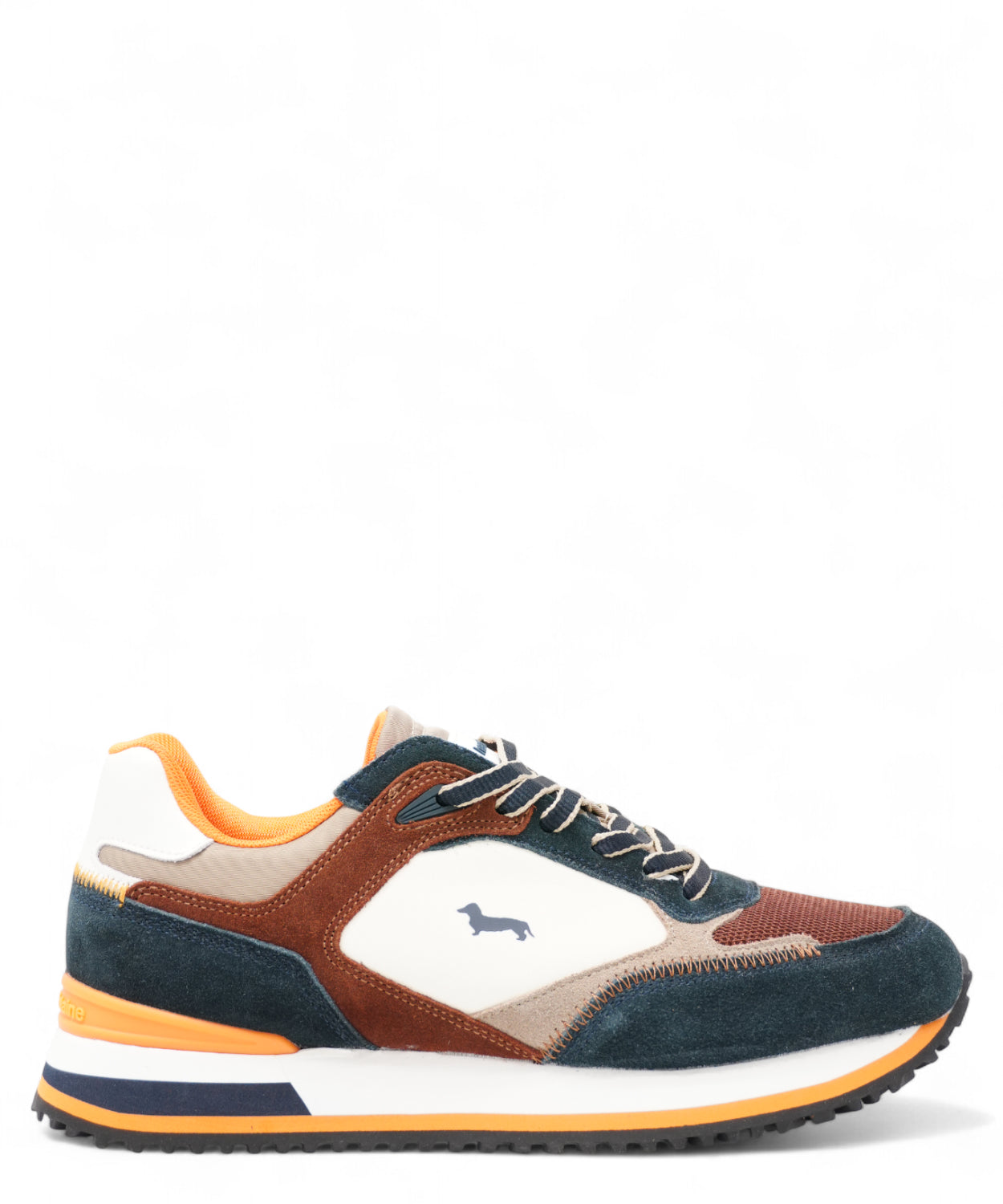 Sneakers Harmont & Blaine blu e marrone-Harmont&Blaine-Sneakers-Vittorio Citro Boutique