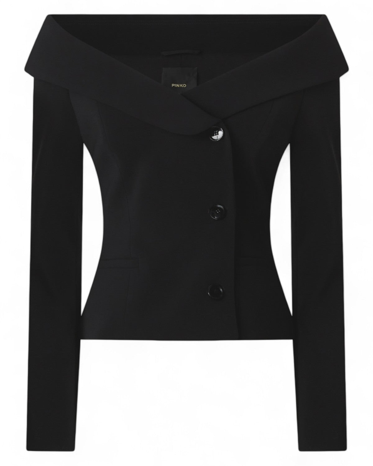 Giacca aderente in crêpe stretch con spalle scoperte-Pinko-Giacche-Vittorio Citro Boutique