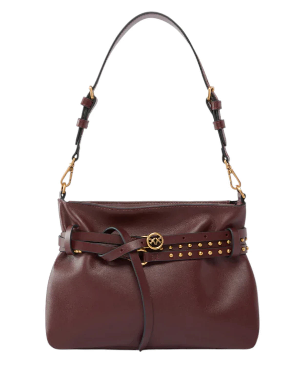 Borsa a Spalla Pinko Belt Mini in Pelle