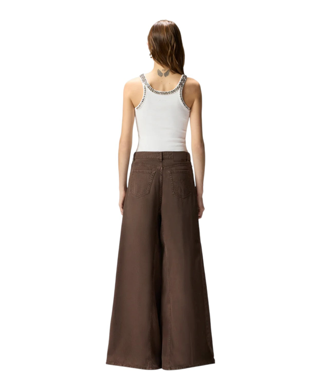 Jeans Winona Super Wide Leg in Bull Denim