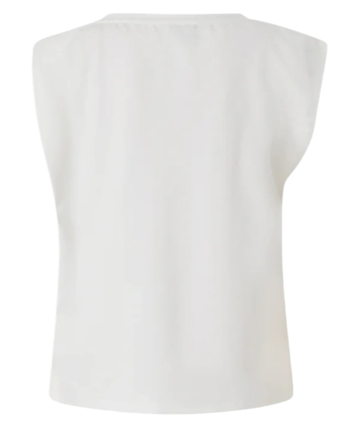 Top PINKO cotone stretch con dettaglio dorato