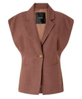 Veste sans manches FLOELLA Pinko effet lin