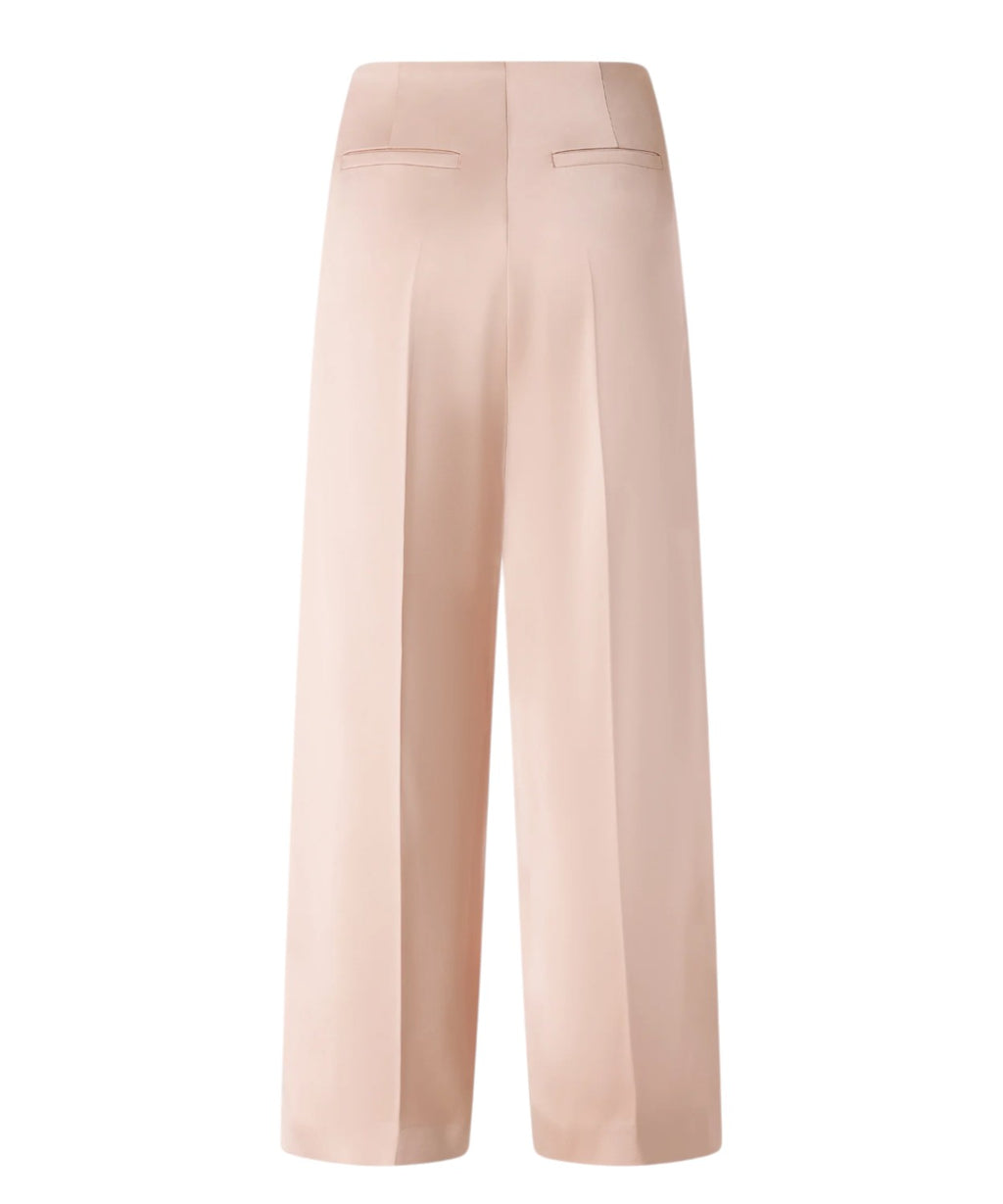 Pantalon en satin élégant avec pli repassé