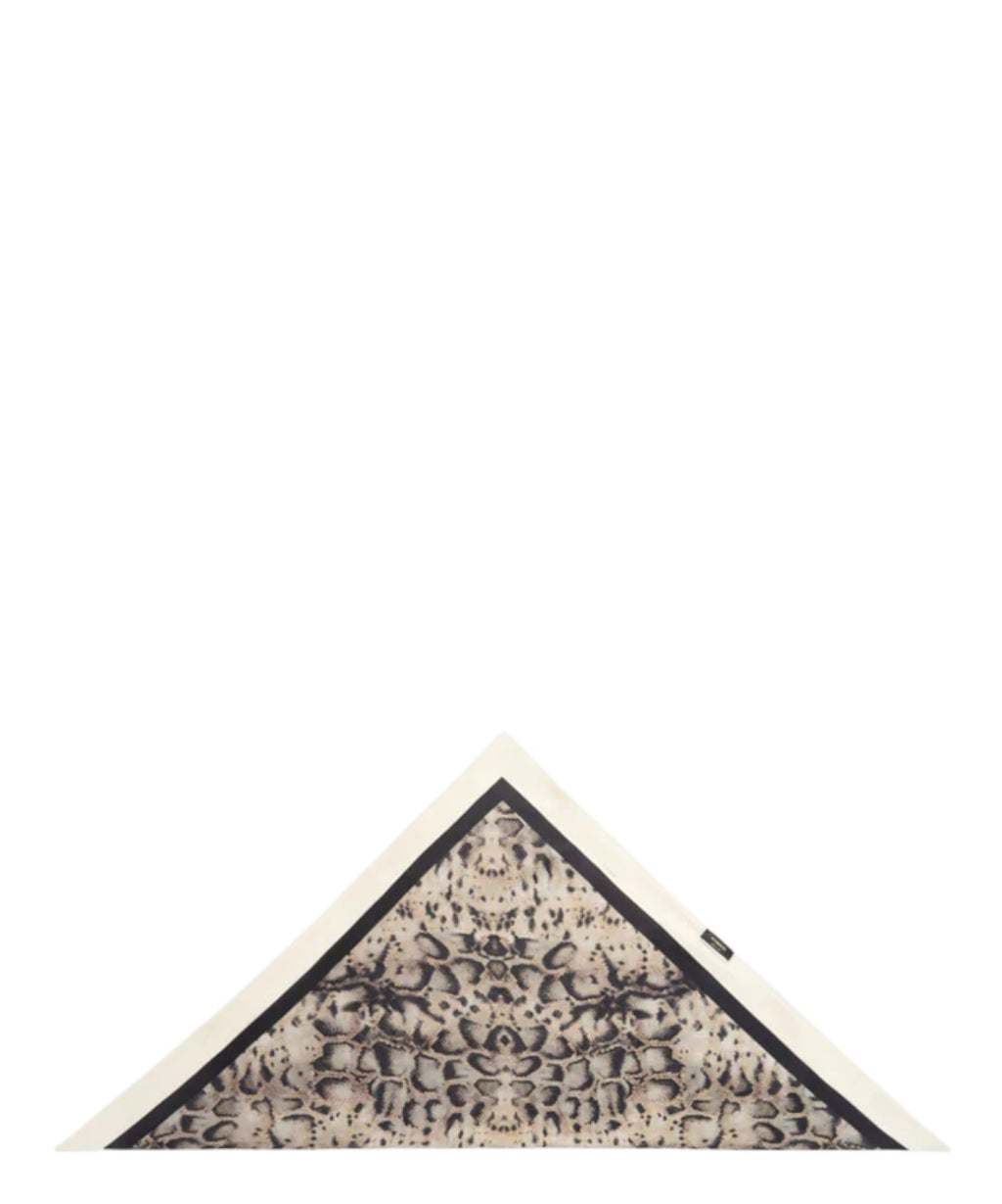 Foulard triangulaire Swing en mélange de soie