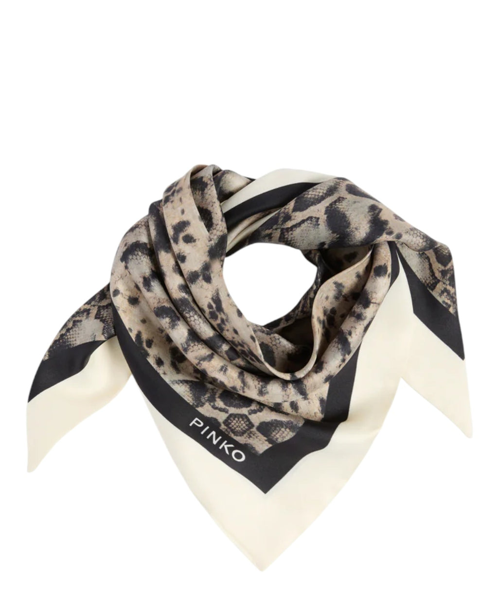 Foulard triangulaire Swing en mélange de soie
