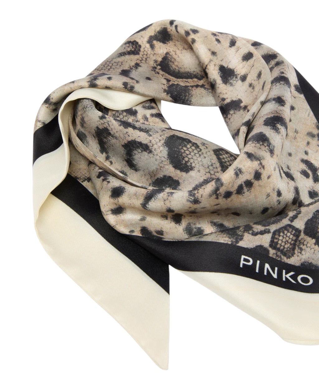 Foulard triangulaire Swing en mélange de soie