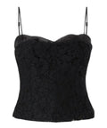 Top Bustier Atemoya in Pizzo Rebrodé Pinko