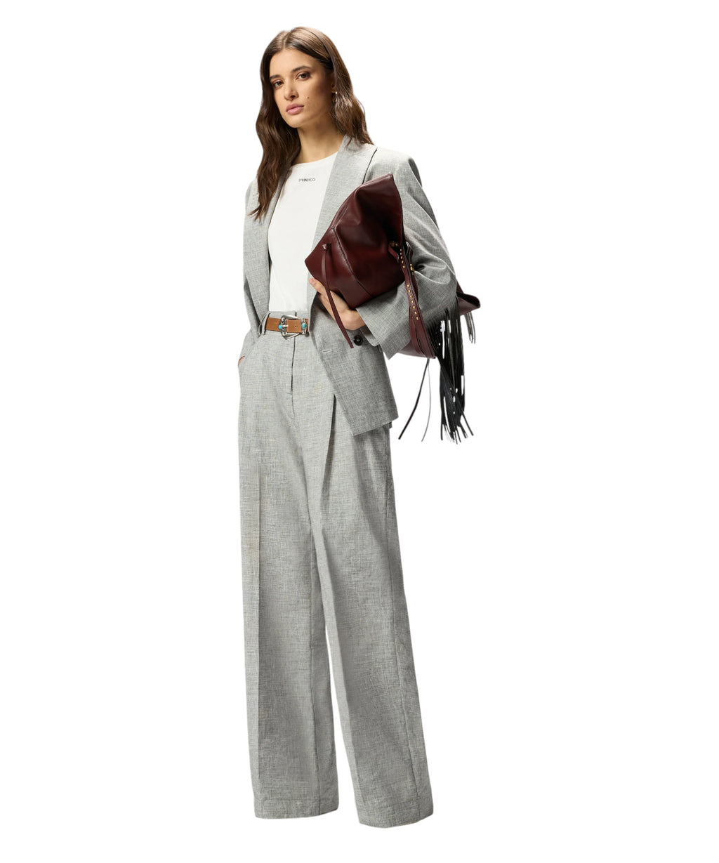 Pantalon Brescello Pinko en lin flammé
