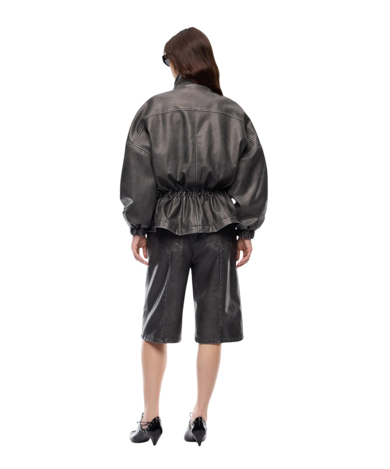 Caban Pinko Oversize con Finitura Vintage e Design Unico