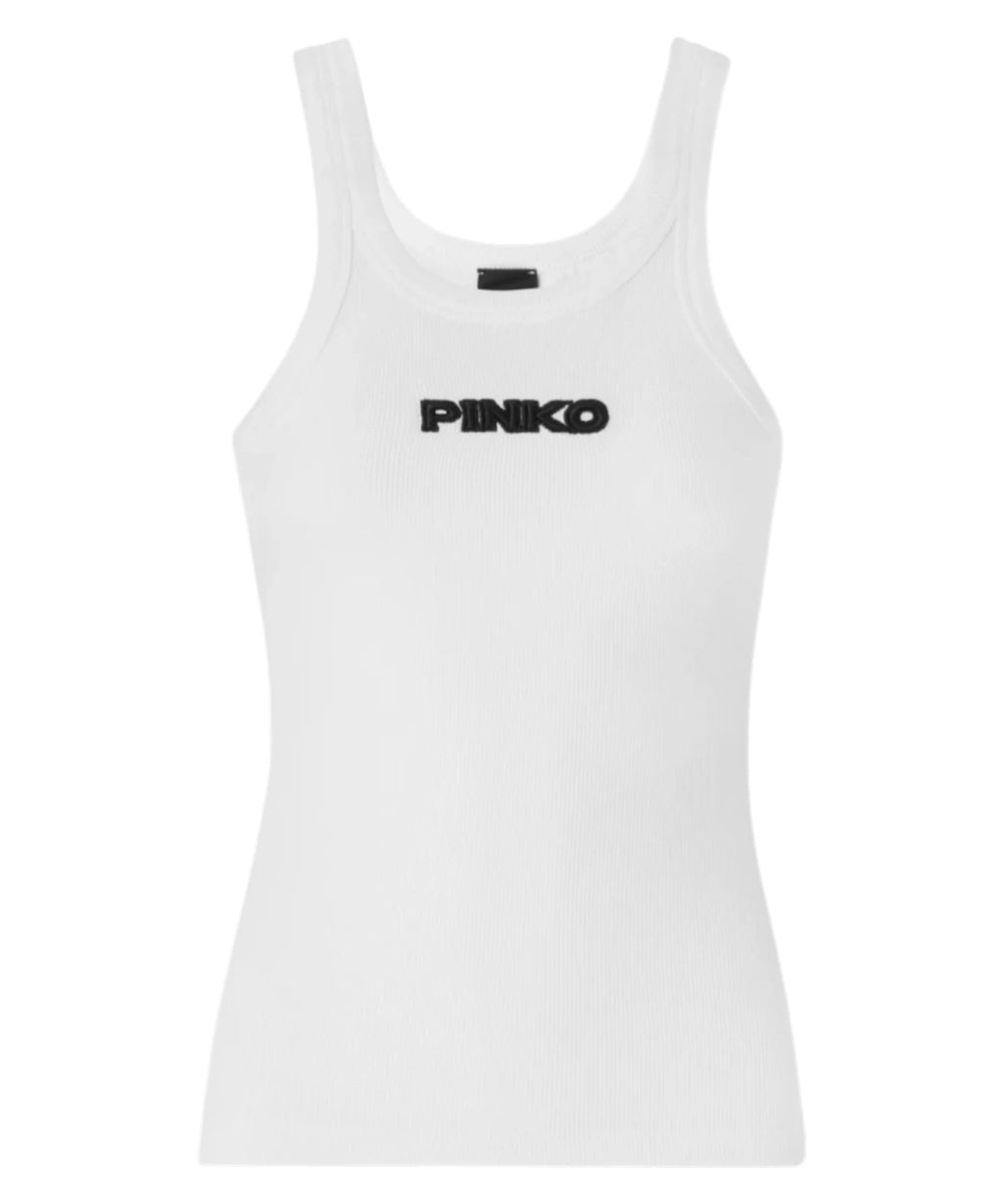Débardeur Pinko Blue Lagoon avec logo