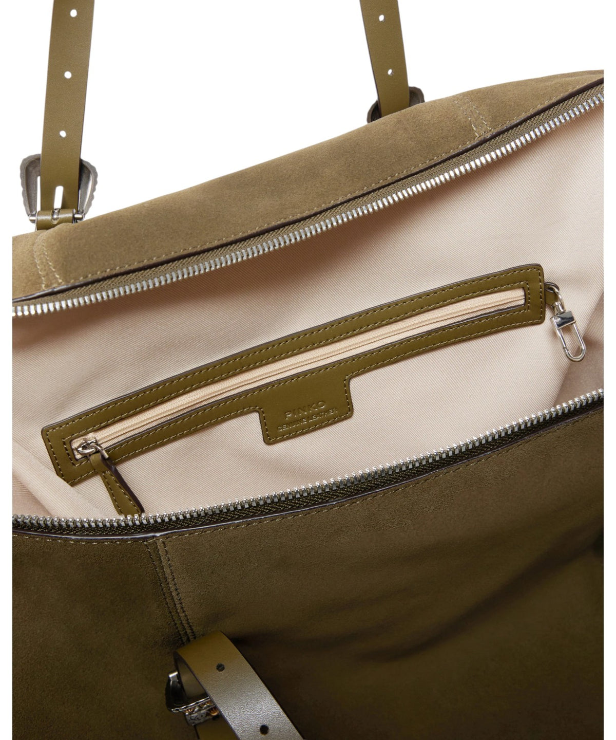 Sac cabas Pinko en daim avec détails d’inspiration texane