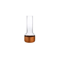 Contour Bud vase with Clear Top and Copper Base-NUDE EU-Vasi-Vittorio Citro Boutique